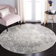 thumbnail image 1 of Pemberly Row Contemporary Polypropylene Ivory Area Rug - Round 8', 1 of 3