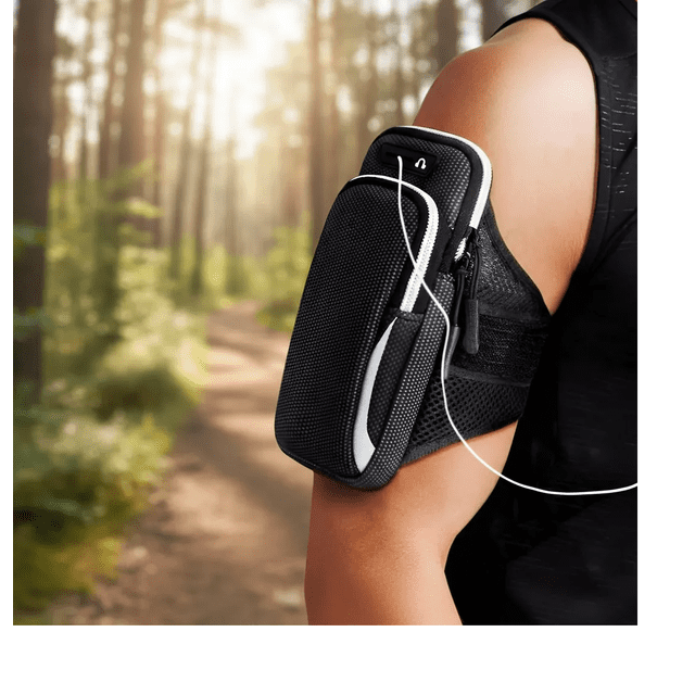 Brazalete Deportivo Para Celular Bolsa De Brazo Para Correr Xtellar negro