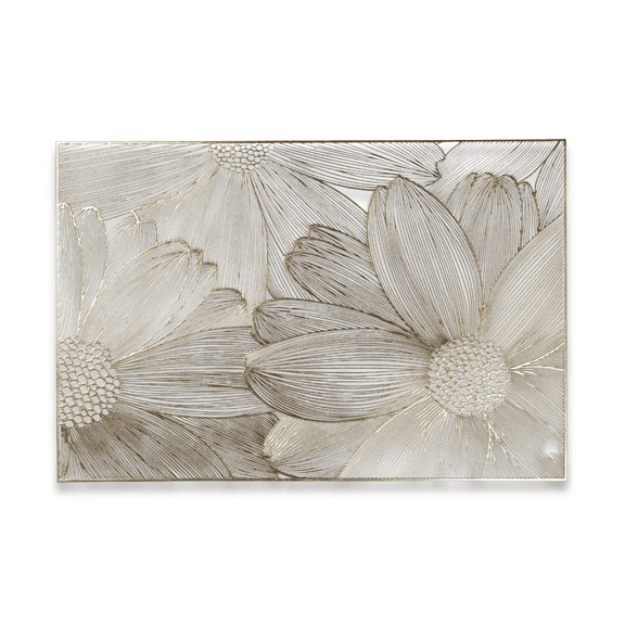 Set 6 Manteles individuales tapete mesa comedor 45cmx30cm PVC VITTORI