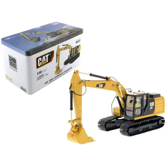 CAT Caterpillar 320F L Hydraulic Excavator with Operator High Line Series 1/50 Diecast Model by Diecast Masters