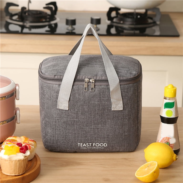 SCNOR Lunch Bag for Women and Men,Insulated Lunch Tote,Stitch