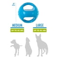 thumbnail image 3 of Hero Squeakables Kettle Ball Juguetes para perros Juguetes para cachorros Juguetes para mascotas Medianos 5 pulgadas (azul), 3 of 5