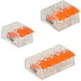 thumbnail image 4 of 75 Tuercas de conector de cable Palanca Destornillador rápido Tuercas de terminal compactas Surtido de conectores de cable -, 4 of 5