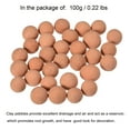 thumbnail image 3 of Uxcell 9-10mm 0.22 Lbs Clay Pebbles Pink Gardening Potted Balls for Hydroponic Growing, 3 of 5