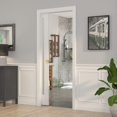 thumbnail image 5 of Onward 1701BPSBC Pocket Door Pull with Privacy Lock - Rectangular, Brass, 5 of 5