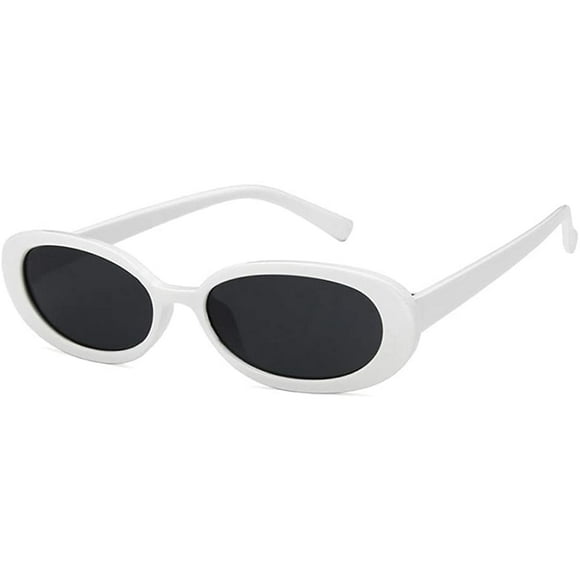 Mini Vintage Retro Extra Narrow Oval Round Skinny Cat Eye Sun Glasses Clout Goggles