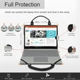 thumbnail image 4 of Acer Chromebook 712 C871T C871 Laptop Sleeve, Leather Laptop Case for Acer Chromebook 712 C871T C871 with Accessories Bag Handle (Black), 4 of 9