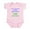 Petal Pink, variant on CafePress - Smart And Adorable Body Suit - Baby Light Bodysuit, Size Newborn - 24 Months