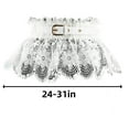 thumbnail image 2 of HNYG Lace Waist Belt, Women Lace Corset Belt, Vintage Bow Belt for Dresses Clothes Shirts Costume, White, 2 of 8