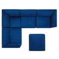 thumbnail image 4 of Conjure Channel Tufted Performance Velvet 5-Piece Sectional, 4 of 5
