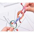thumbnail image 5 of Lápiz Flexible Bendy 35 PCS Lápiz Suave Flexible Lápices Suaves de Rayas Coloridas con Borrador como Regalo para Estudiantes o niños, 5 of 5