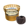 thumbnail image 3 of LOVIVER Alcohol Stove Alcohol Burner Mini Furnace for Cooking BBQ Outdoor Activities gold, 3 of 8