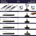 thumbnail image 4 of Lilac Incense Sticks & Backflow Incense Cones for Waterfall Combo Pack - 60 Insence-Sticks + 30 Backflow Cones - Insents - Incense Waterfall Cones - Inscense, 4 of 9