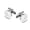 Screw 17MM, variant on 925 Sterling Silver 18K Gold Plated Cufflinks for Men 19MM
