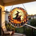 thumbnail image 3 of Fmbmuo Party Halloween Witch-Themed Acrylic Hanging Sign , Window Cute Spooky Wall Suncatcher Hanging Decorations , Front Door for Indoor Outdoor, 3 of 6