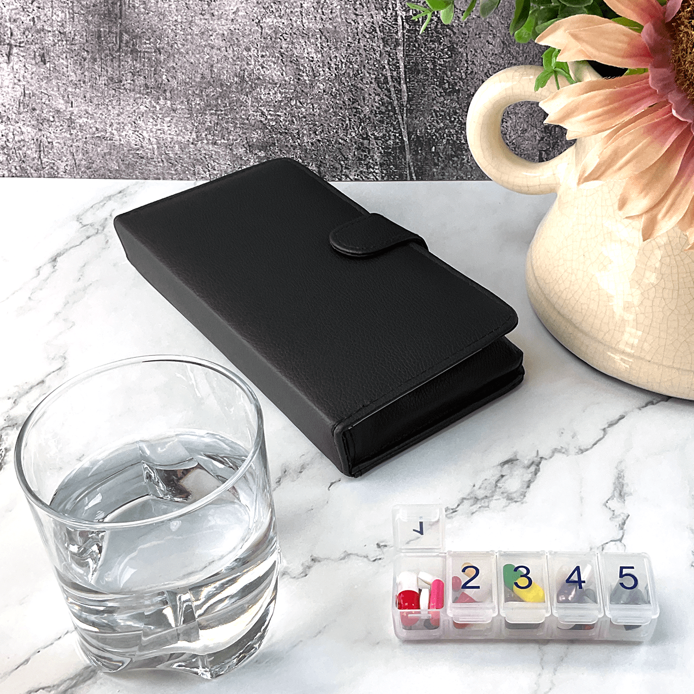 e-pill Compact Weekly Pill Organizer - 7 Day x 5 Compartments per Day – Discreet Case