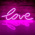 thumbnail image 3 of DONGPAI Neon Sign Lights, Led Wall Light Battery or USB Powered Light Up Acrylic Neon Sign for Bedroom, Kids Room, Living Room, Bar, Party, Christmas, Wedding, 3 of 6
