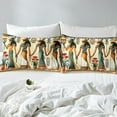 thumbnail image 3 of Erosebridal Egyptian Pharaoh Comforter Cover Queen, Ancient Egypt Mythology Bedding Queen Size, Reversible 3 Pieces (No Comforter), 3 of 7