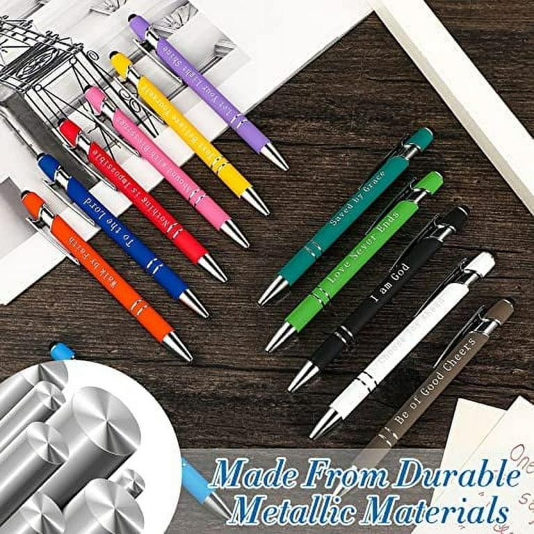  MESMOS Fancy Pens, Christian Gifts, Religious Gifts for Women,  Cute Pens, Nurse Gifts for Women, Journaling Ballpoint Pens, Cool Pens :  Office Products