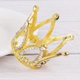 thumbnail image 4 of 2 Pieces Crown Cake Toppers Birthday Wedding Cake Mini Crown Ornament Festival Party(silver), 4 of 5
