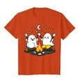 thumbnail image 7 of enyan Funny Halloween Women'sGraphic T Shirts Cute Spooky Season Fall Graphic Funny Tees Ghost Print T-Shirt Tops Orange,XL, 7 of 7