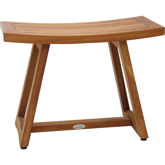 AquaTeak Patented 24" Asia Buru Teak Shower Bench