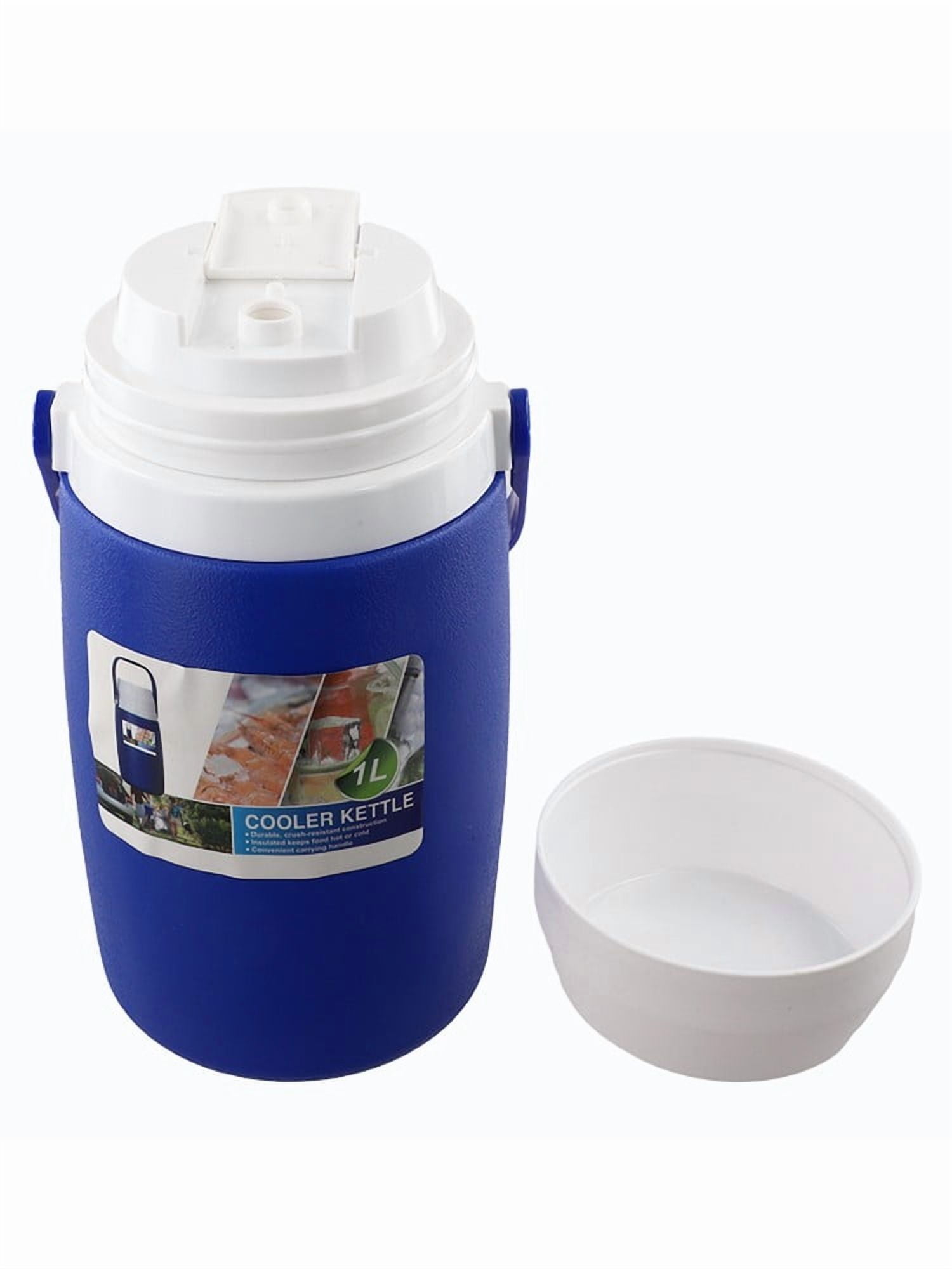 1L Portable Water Cooler Insulated Sports Water Jug W/ Handle For Camping Picnic