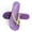 Purple, variant on Roxoni Women's Latex Rubber Indoor/Outdoor Summer Slipper
