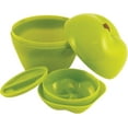 thumbnail image 2 of Hutzler Apple & Dip To-Go Lunch Snack Storage Container - Green, 2 of 5