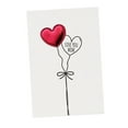 thumbnail image 4 of Tarjeta día de la madre, tarjeta de cumpleaños para mamá de hija, tarjeta de firma plegable para celebración de fiestas navideñas, niño y niña globo, 4 of 9