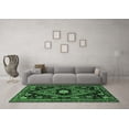thumbnail image 3 of Ahgly Company Indoor Rectangle Persian Emerald Green Traditional Area Rugs, 5' x 8', 3 of 4