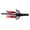 Black Red Red Claw, variant on Zoom Big Critter Craw 5'' Pumpkin/Orange 10pk