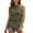 Army Green, variant on Women's Blouse Lace Hollow Halter High Neck Sleeveless Pullover Elegant Casual Tank Top