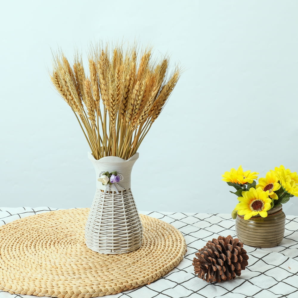 100PCS/los Real Wheat Ear Flower Natural Dried Flowers For