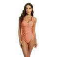 thumbnail image 4 of Valcatch Women One Piece Swimsuit High Waisted Wrapped Halter Back Self Tie Bathing Suit, 4 of 6