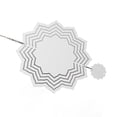 thumbnail image 3 of Wind Chime White Simple Delicate Decorative Weather Resistance Ornament for Lamp Tree Wall Lotus Pattern, 3 of 22