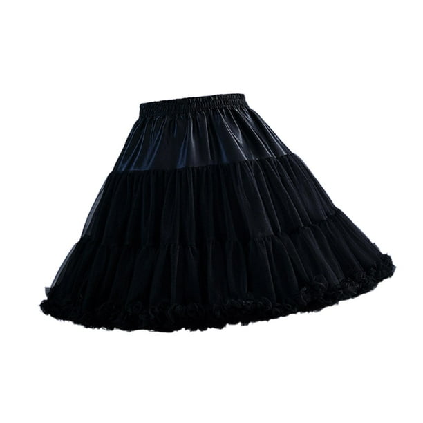 Knee length black ballet cheap skirt