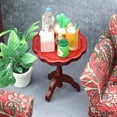 thumbnail image 3 of MasteelfCA 1pc Mini Coffee Table Mini Table Model Mini Wooden Table Mini Wooden Furniture, 3 of 8