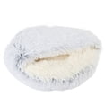 thumbnail image 1 of Cama Cueva Para Gatos, Diseño Semicerrado, Suave Y Acogedora, Con Capucha, Para Mascotas, Para Gatos De Interior O Perros Pequeños, 1 of 7