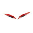 thumbnail image 3 of Phyun 3 Pair Red Plastic Motorcycle Side Winglets Wind Fin Spoiler Trim Air Deflector, 3 of 5
