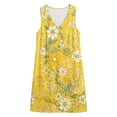 thumbnail image 6 of WAGUTH Women's Floral Print Mini Dresses Sleeveless V-Neck Shift Dress Boho Casual Summer Everyday & Beach Sundress with Side Pockets, 6 of 6