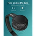 thumbnail image 2 of Philips H4205 on-Ear Wireless Headphones with 32mm Drivers and BASS Boost on Demand, Black, 2 of 8