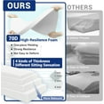 thumbnail image 5 of ColourTree 1 Inch Thick High Density 70D Upholstery Foam Cushion Sheet - Ideal for Seat Replacement, DIY Projects, Benches & Chairs, Wheelchair Cushion (Custom Sizes Available, Made in USA), 5 of 6