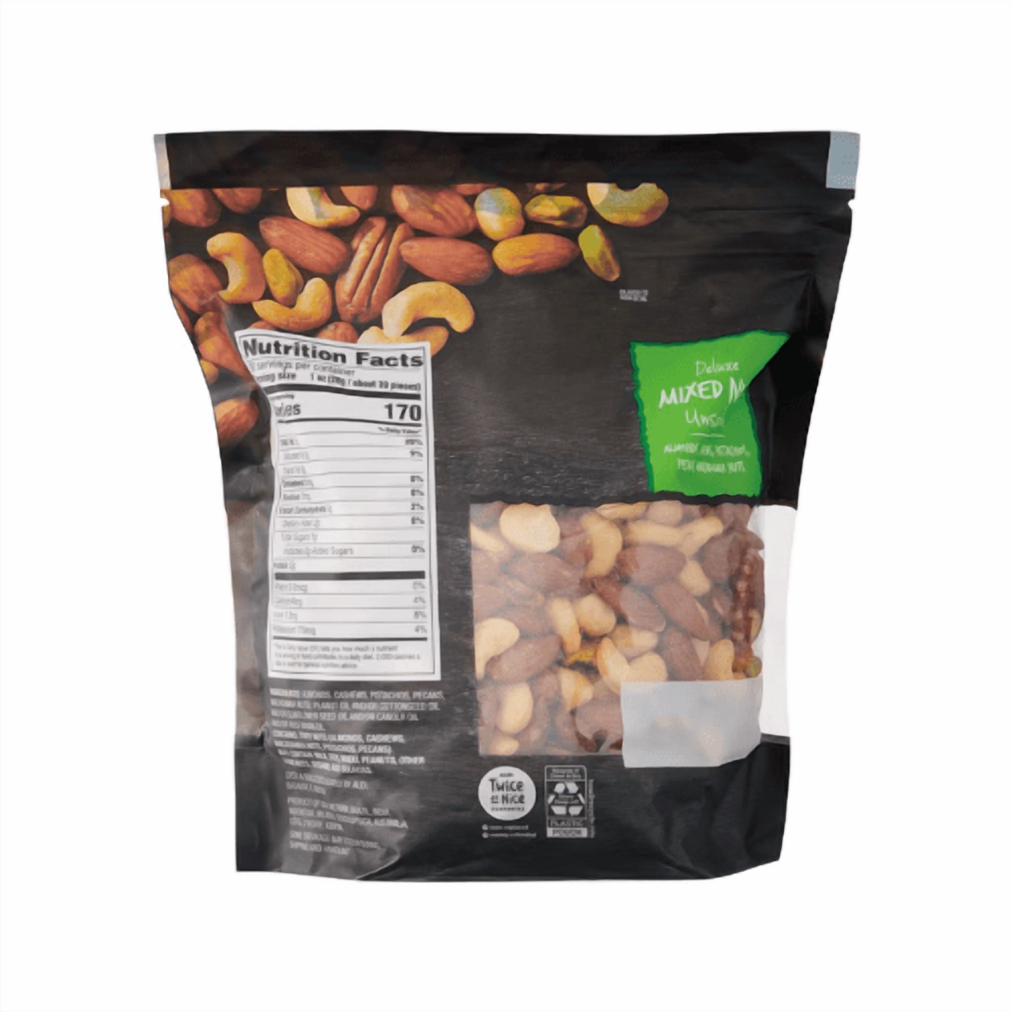 Southern Grove Mixed Nuts Unsalted 1-Pack 30 oz