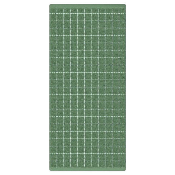 100% Cotton Terry Kitchen Towels, Checkered Designed, Soft and Super Absorbent Dish Towels, 1 Pack, 13 x 28in, Clearance(C)