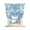Blue, Indigo, White, variant on Blue Coastal Starfish Tie Up Curtains for Small Windows,Adjustable Rod Pocket Valance 45 Inch Short, Nautical Summer Beach Ocean Window Treatment Balloon Roman Blind Shade, 34" x 45"