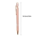 thumbnail image 2 of Clearance Sale!12 Pack Rose Gold Ballpoint Pen With Stylus Tip 1.0 Mm Smooth Writing Pens Stylus Pens For Screens 1Ml,Gold Office Cabinet, 2 of 6