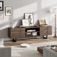 thumbnail image 6 of Cabihome Entertainment Center, Modern Wooden TV Stand for 80 Inch with 2 Drawers and Heavy Duty Leg for Living Room Brown, 6 of 7