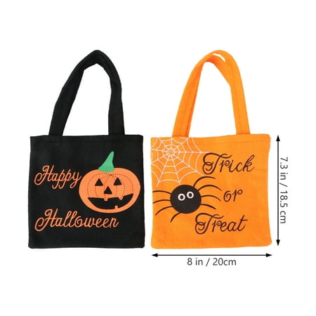 2pcs Halloween Treat Bags Convenient Useful Practical Gift Pouch Trick Or Treat Bags For Festival Party Walmart Canada