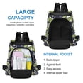 thumbnail image 6 of FORMRS Women's Travel Backpack Purse Anti-Theft Hidden Pockets Casual Shoulder Bag, Retro Floral Pattern, 6 of 7